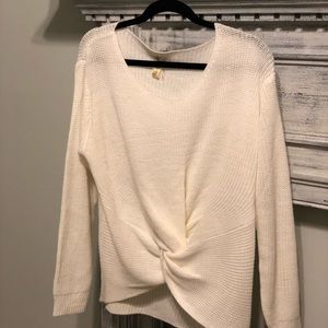 Off-white twist front sweater